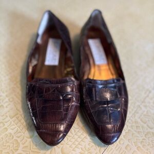 Vintage Elegant Brown Loafers for Women